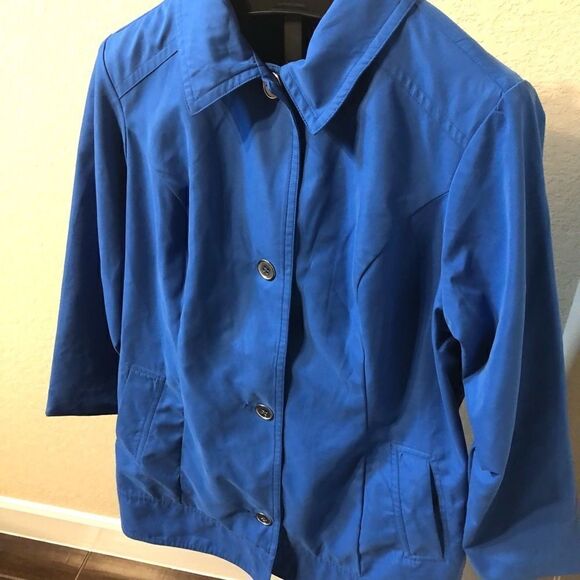 Avenue royal blue utility jacket 18/20 - Picture 3 of 10